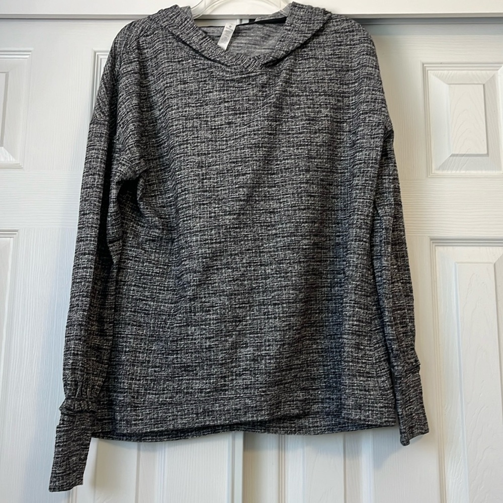 Black and white Lululemon hoodie